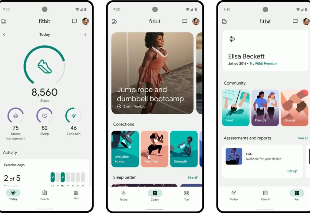 Fitbit app nuevo diseño agosto 2023 foto 1