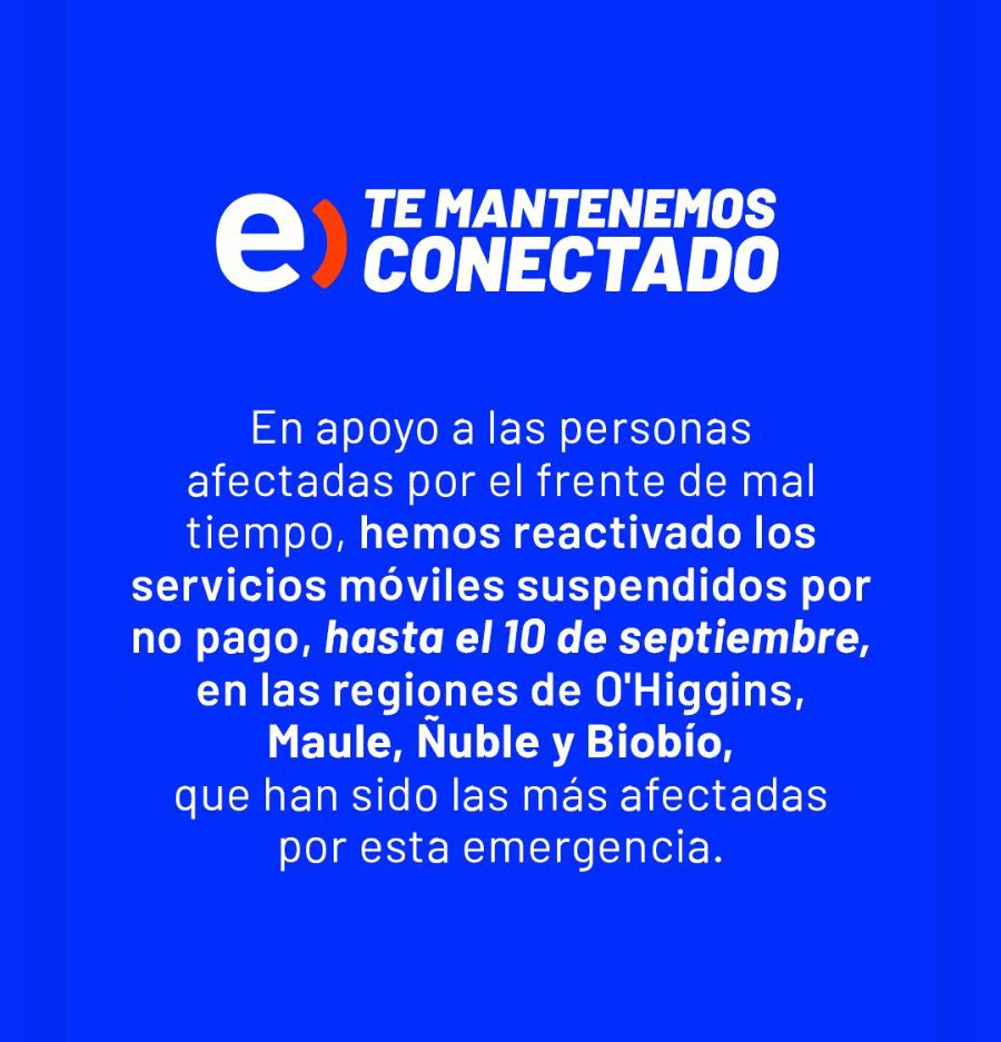 operadores entel sistema frontal agosto 2023