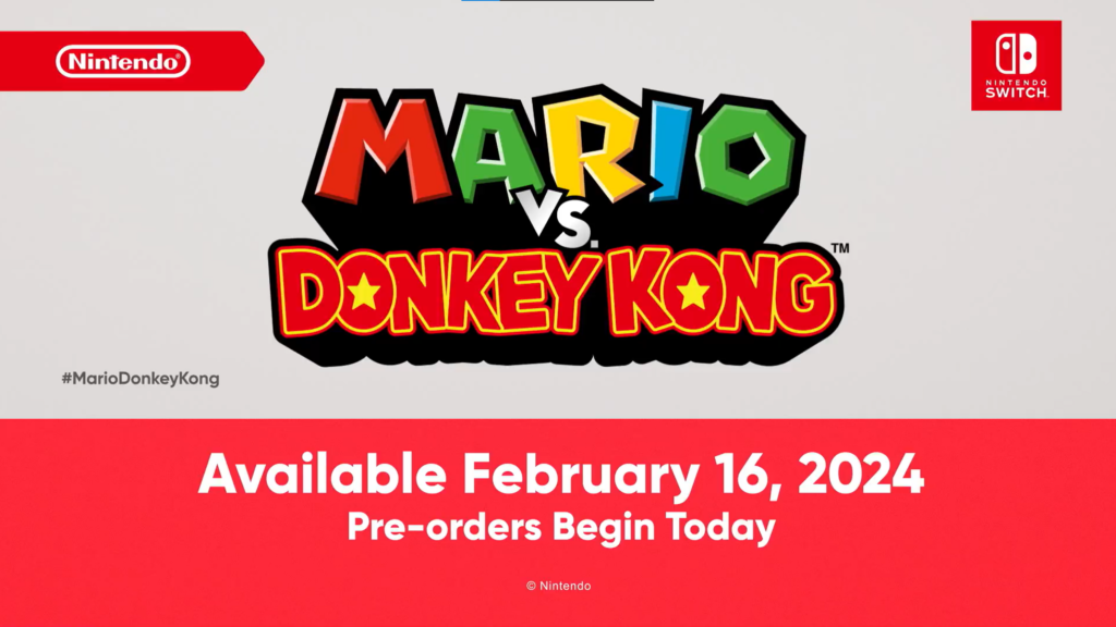 Mario vs Donkey Kong, Princess Peach Showtime y F-Zero 99 destacaron en el Nintendo Direct de hoy