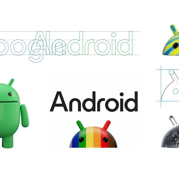 Android 14 logo 3D portada