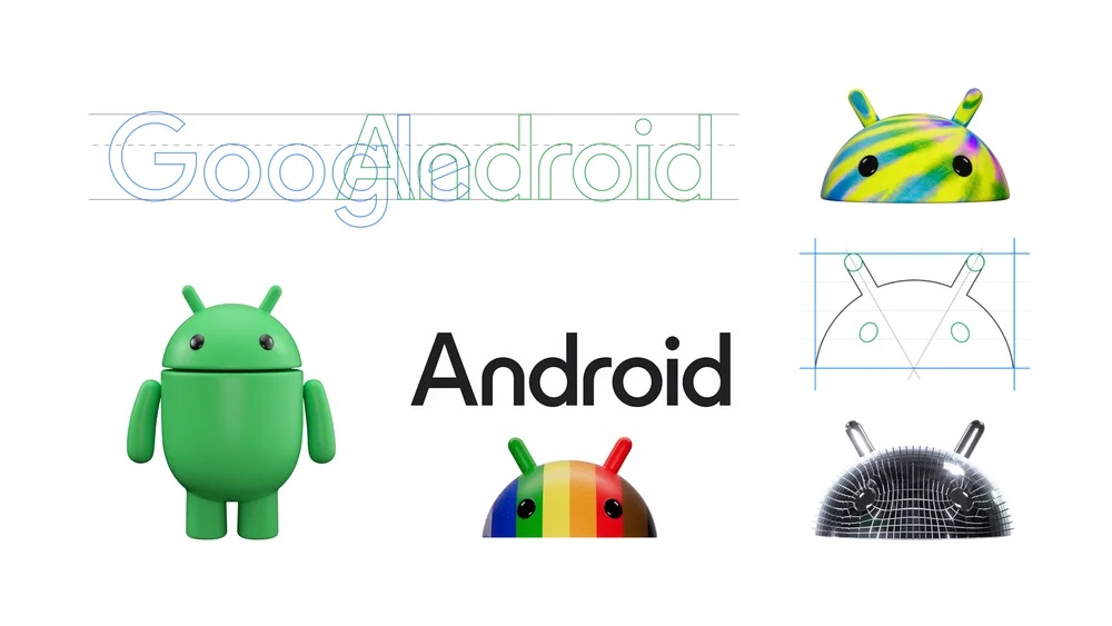 Android 14 logo 3D portada
