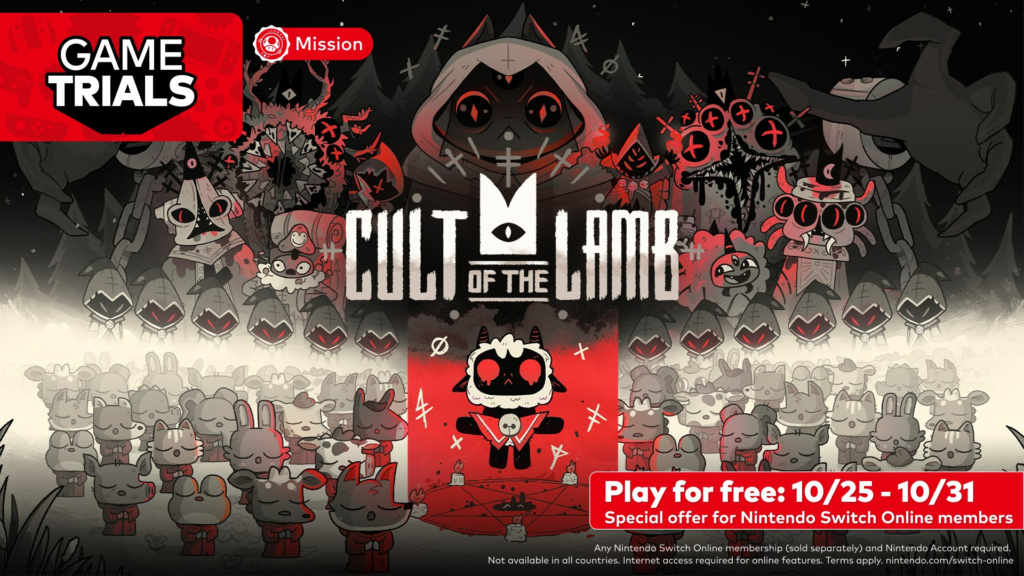 Esta semana podemos jugar Cult of the Lamb gratis en Nintendo Switch Online