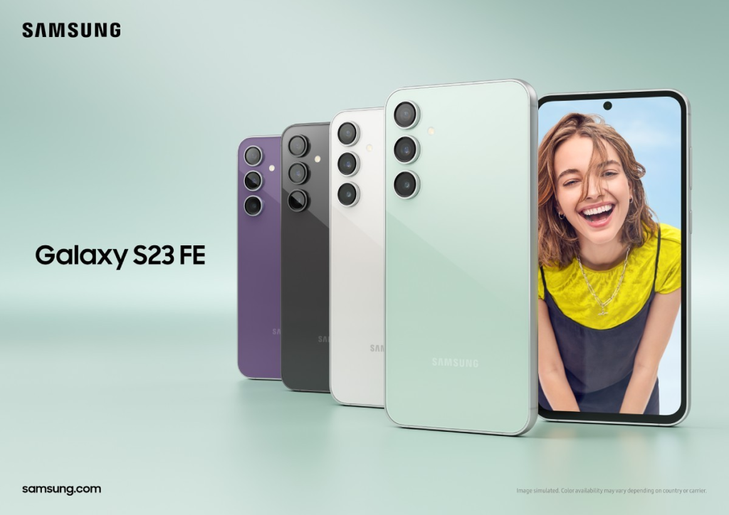 Samsung introduce de manera oficial el Galaxy S23 FE
