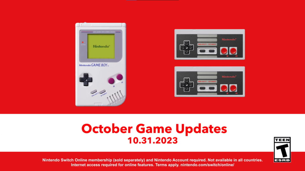 Tres nuevos títulos de GameBoy y NES llegan a Nintendo Switch Online para despedir el mes de octubre