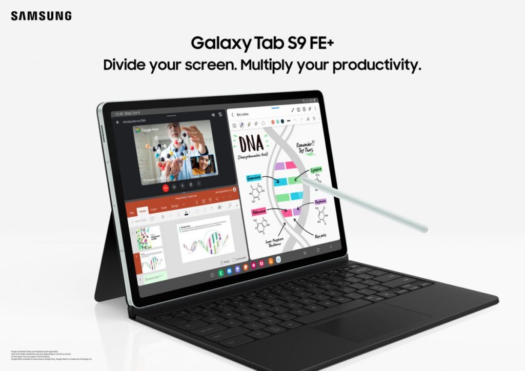 Samsung Galaxy Tab S9 FE+ también hace su debut oficial