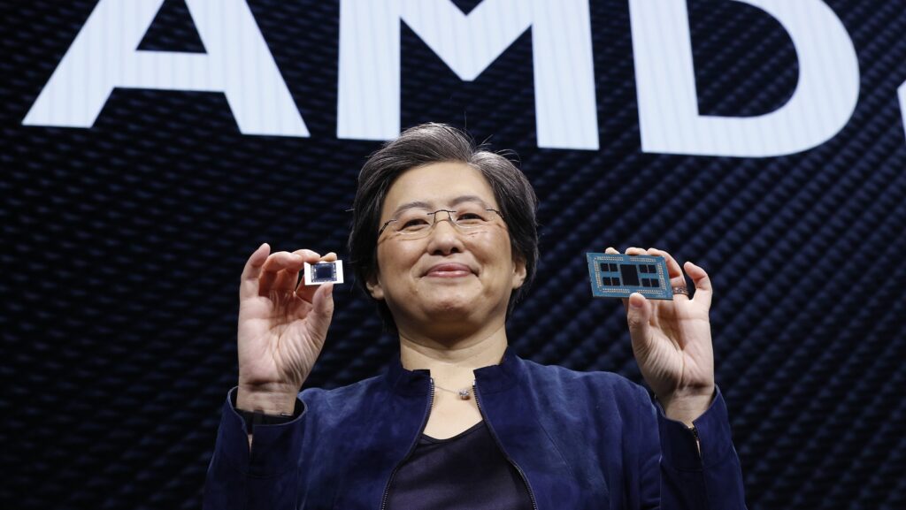 Lisa Su presentando CPU AMD
