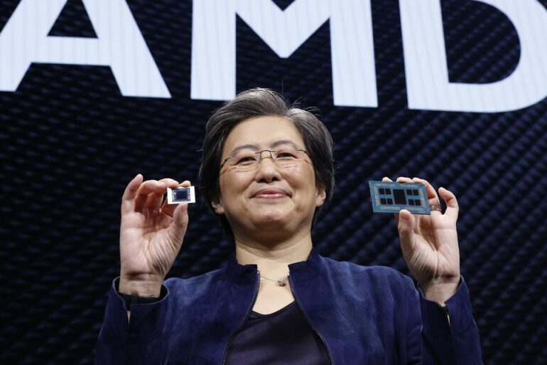 Lisa Su presentando CPU AMD