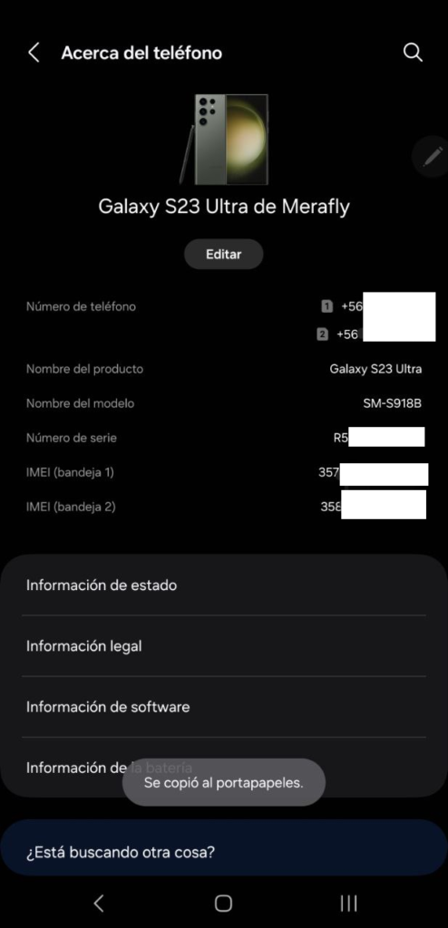 Galaxy S23 Android 14 foto 3