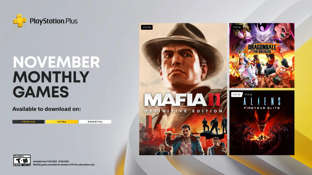 Dragon Ball: The Breakers y Mafia II: Definitive Edition destacan en los juegos de noviembre de PlayStation Plus
