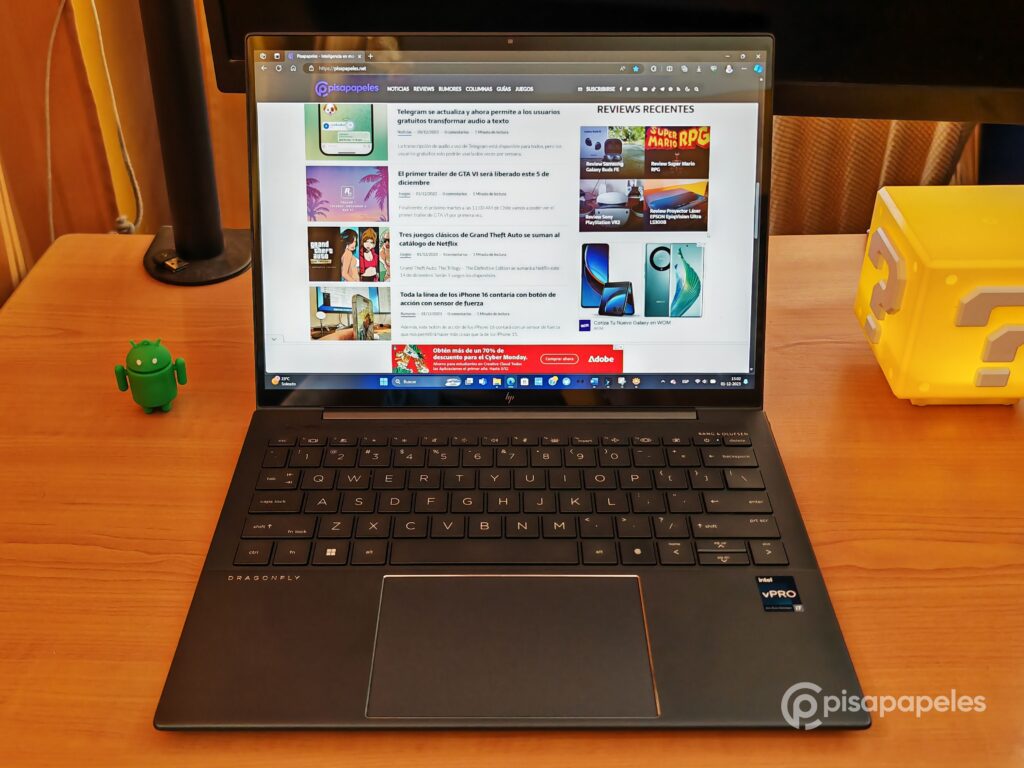 Review notebook HP Elite Dragonfly G3