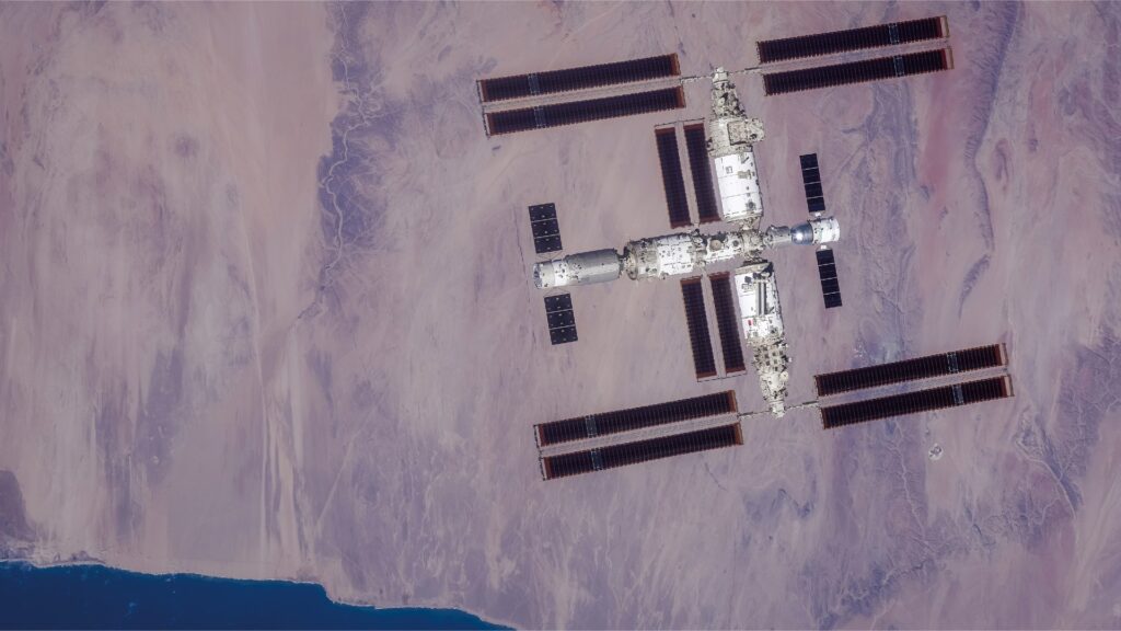 Estación espacial Tiangong foto portada