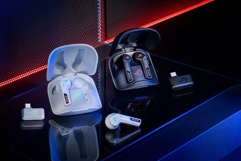 Asus presenta sus audífonos Asus ROG Cetra True Wireless Speednova #CES2024