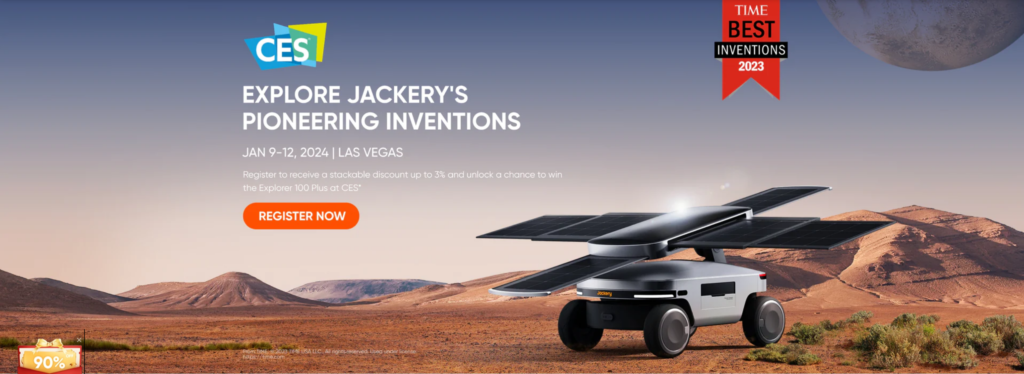 Un robot autónomo equipado con paneles solares: Jackery destacará el Solar Mars Bot en #CES2024