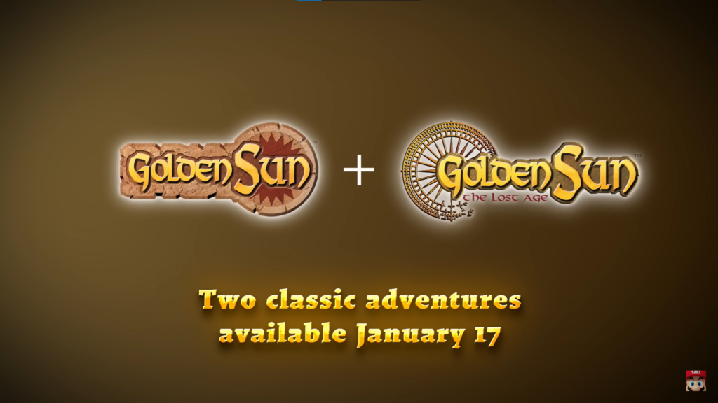 Golden Sun y Golden Sun: The Lost Age se unirán a Nintendo Switch Online + Expansion Pack la próxima semana