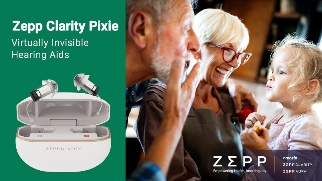 Amazfit lanza los audífonos Zepp Clarity Pixie para personas con deficiencias auditivas leves en #CES2024