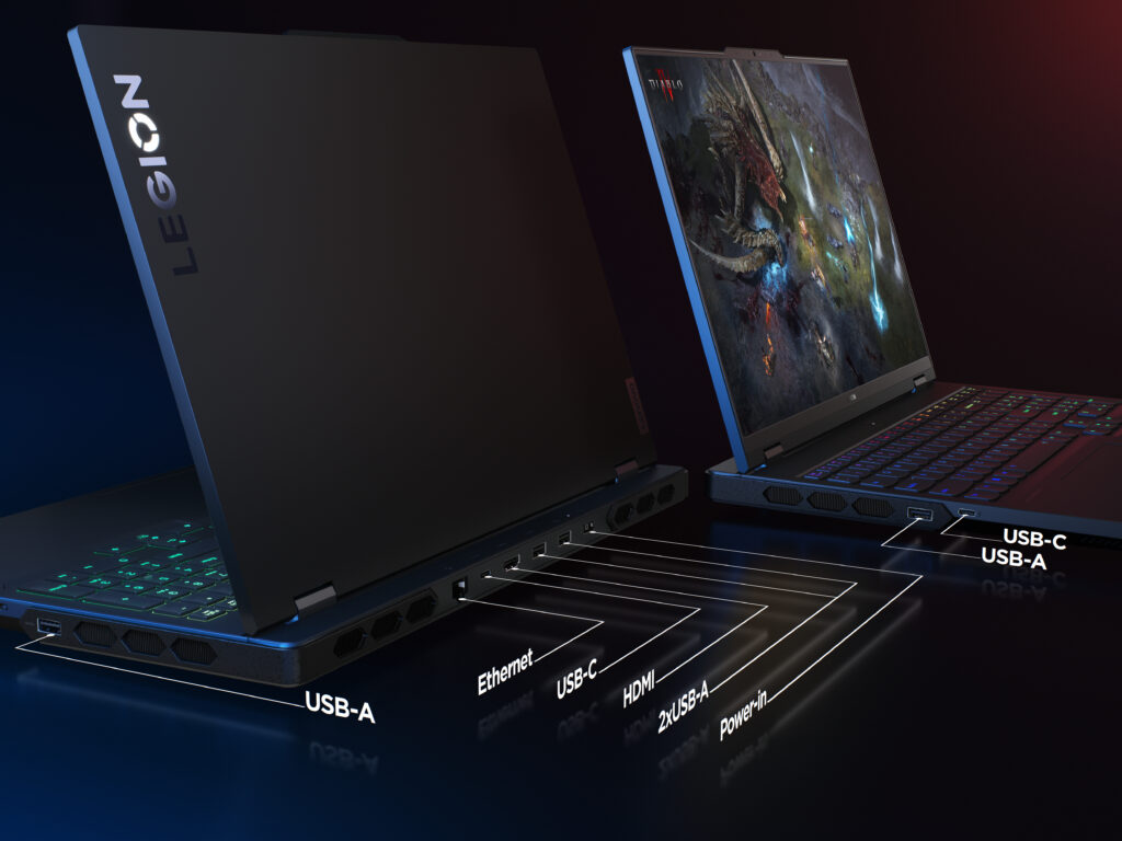 Puertos Lenovo Legion Pro 7i