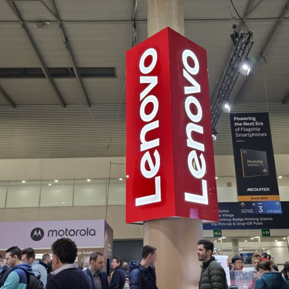 Logo Lenovo MWC 23 Pisapapeles