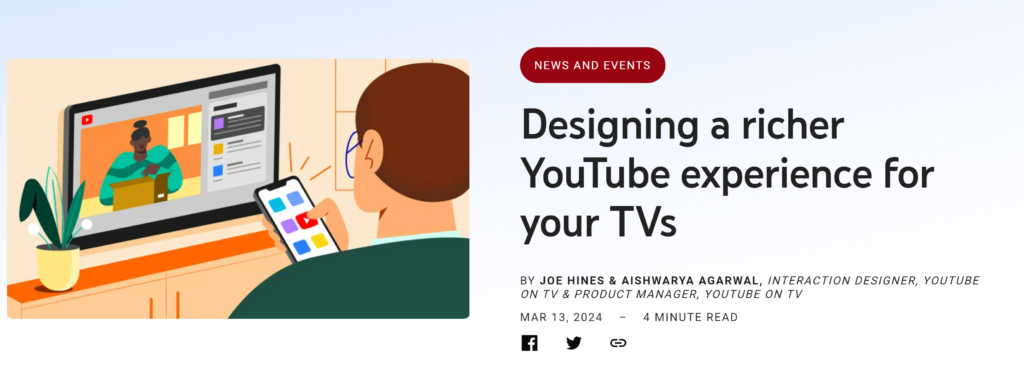 Google renueva la aplicación de YouTube para TVs