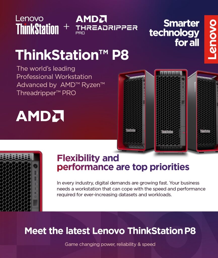 Infografía Lenovo ThinkStation P8