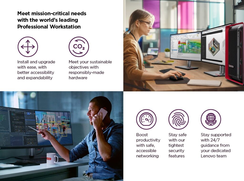 Infografía Lenovo ThinkStation P8