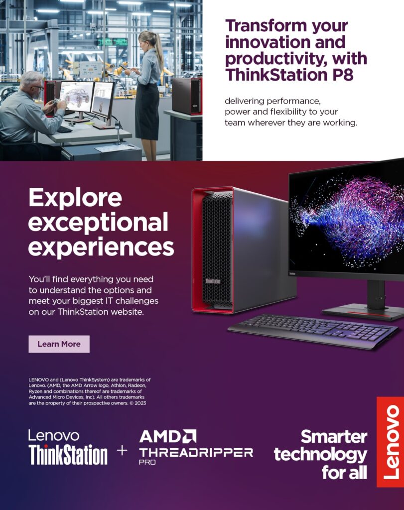 Infografía Lenovo ThinkStation P8