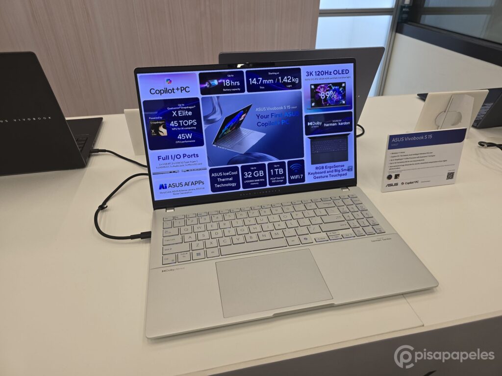 ASUS Vivobook S 15 Snapdragon X Elite foto 01