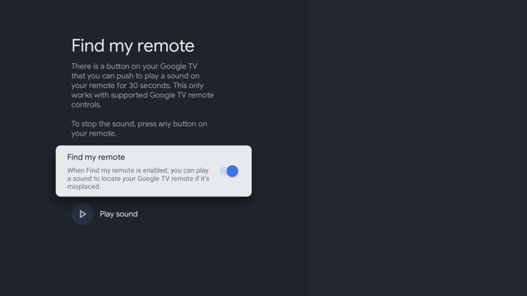 Find My Remote Android 14 tv