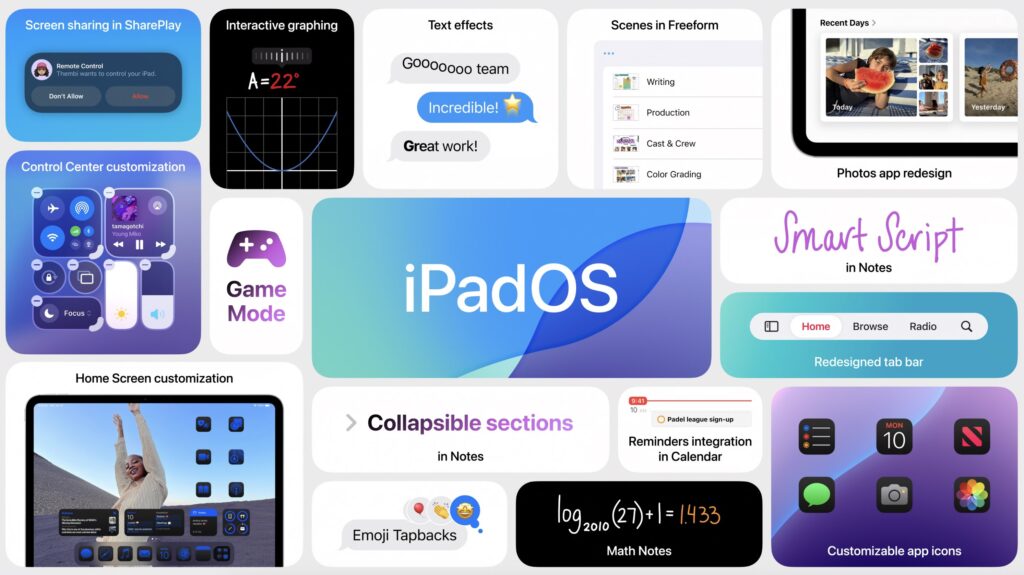 Esta es la lista de todos los iPad compatibles con iPadOS 18