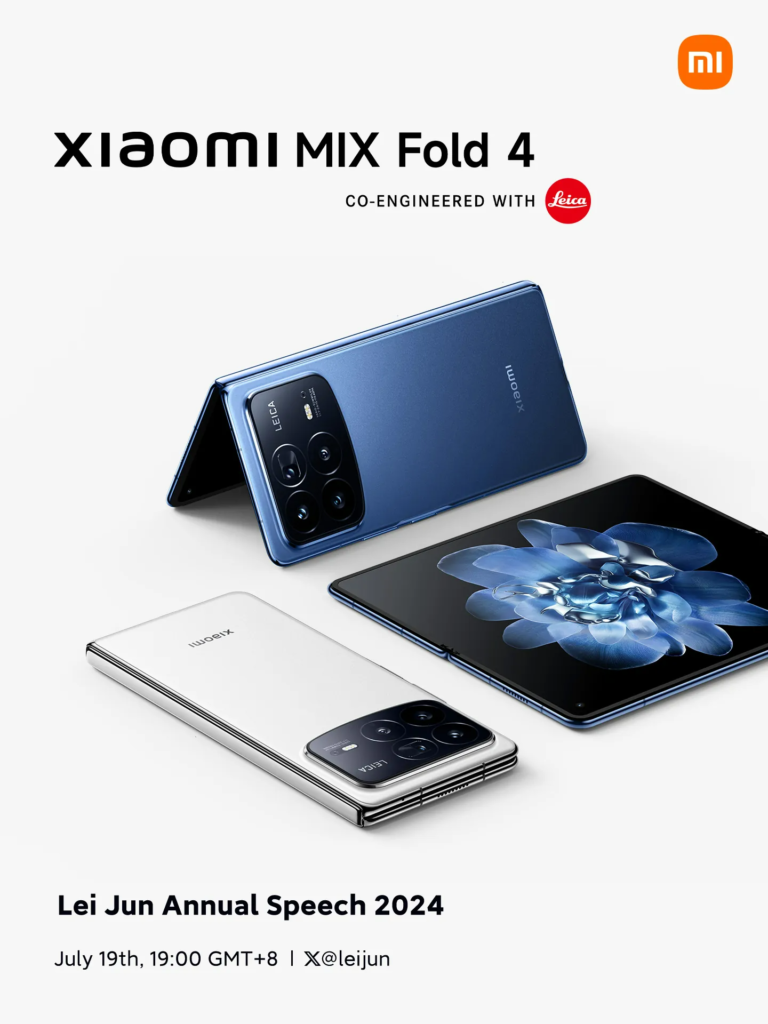 Esta es la primera foto del Xiaomi MIX Fold 4, compartida por el propio CEO de la empresa