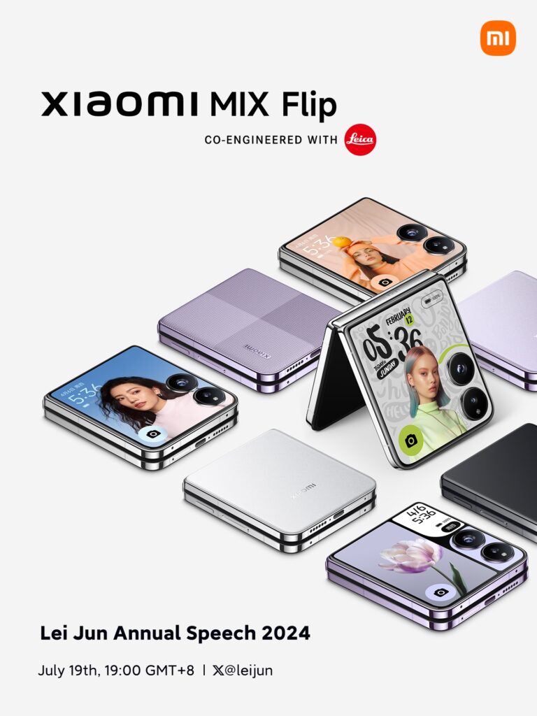 Esta es la primera foto oficial del Xiaomi Mix Flip, compartida por el mismo CEO de la compañía