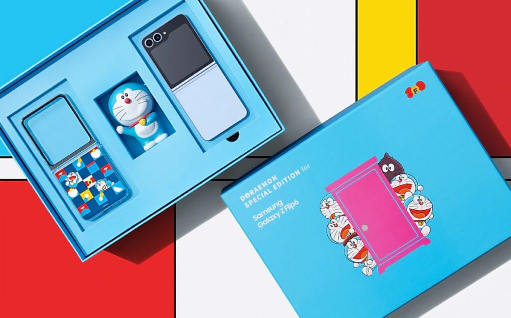 Samsung revela una nueva versión del Galaxy Z Flip6 de Doraemon