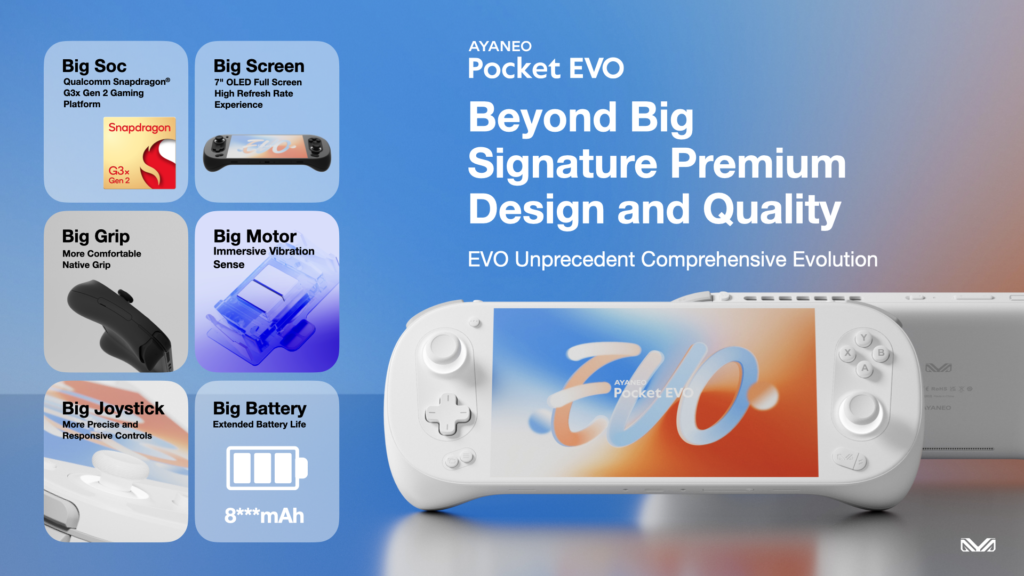 AYANEO Pocket EVO ya es oficial: la nueva consola retro portátil de la compañía ahora tiene pantalla OLED