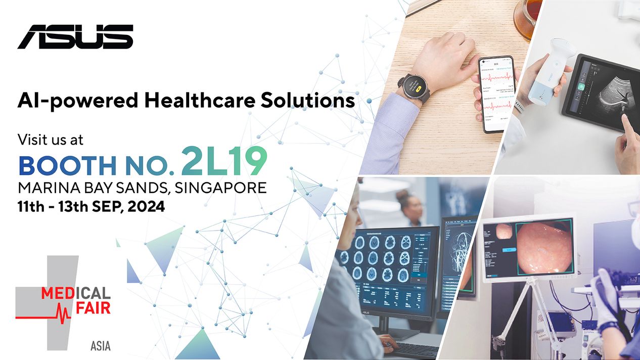 ASUS lleva soluciones sanitarias con inteligencia artificial a Medical Fair Asia 2024