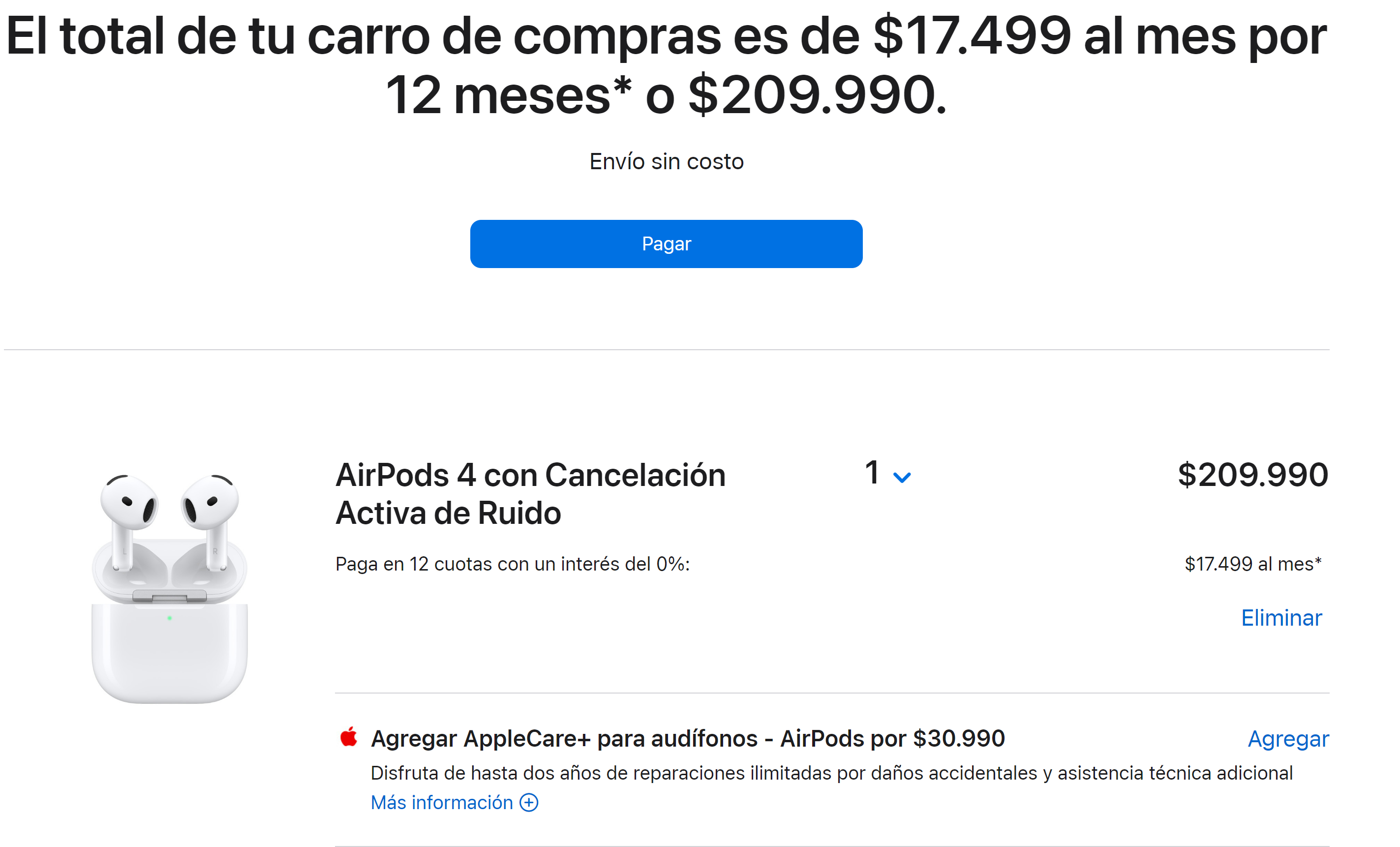 AIRPODS 4 APPLE EN CHILE