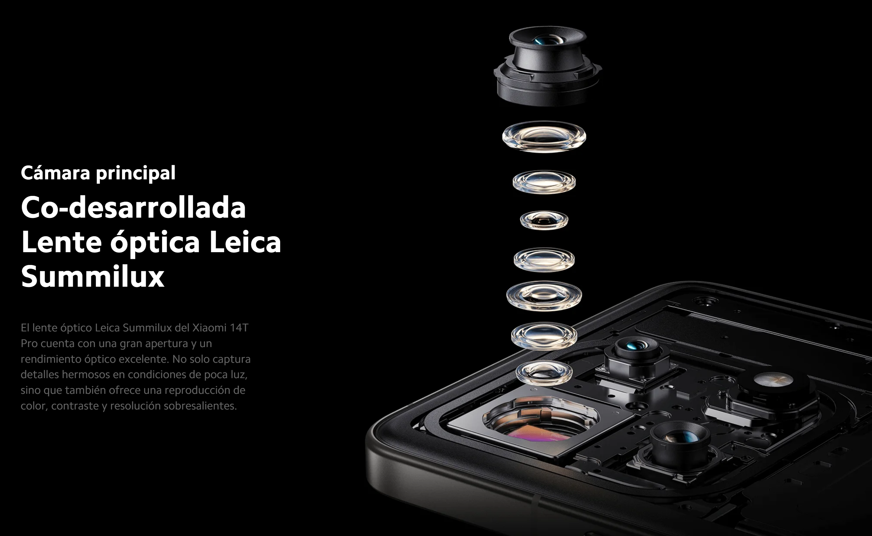 Lentes Summilux de Leica para el Xiaomi 14T Pablo Acevedo encargado de su desarrollo