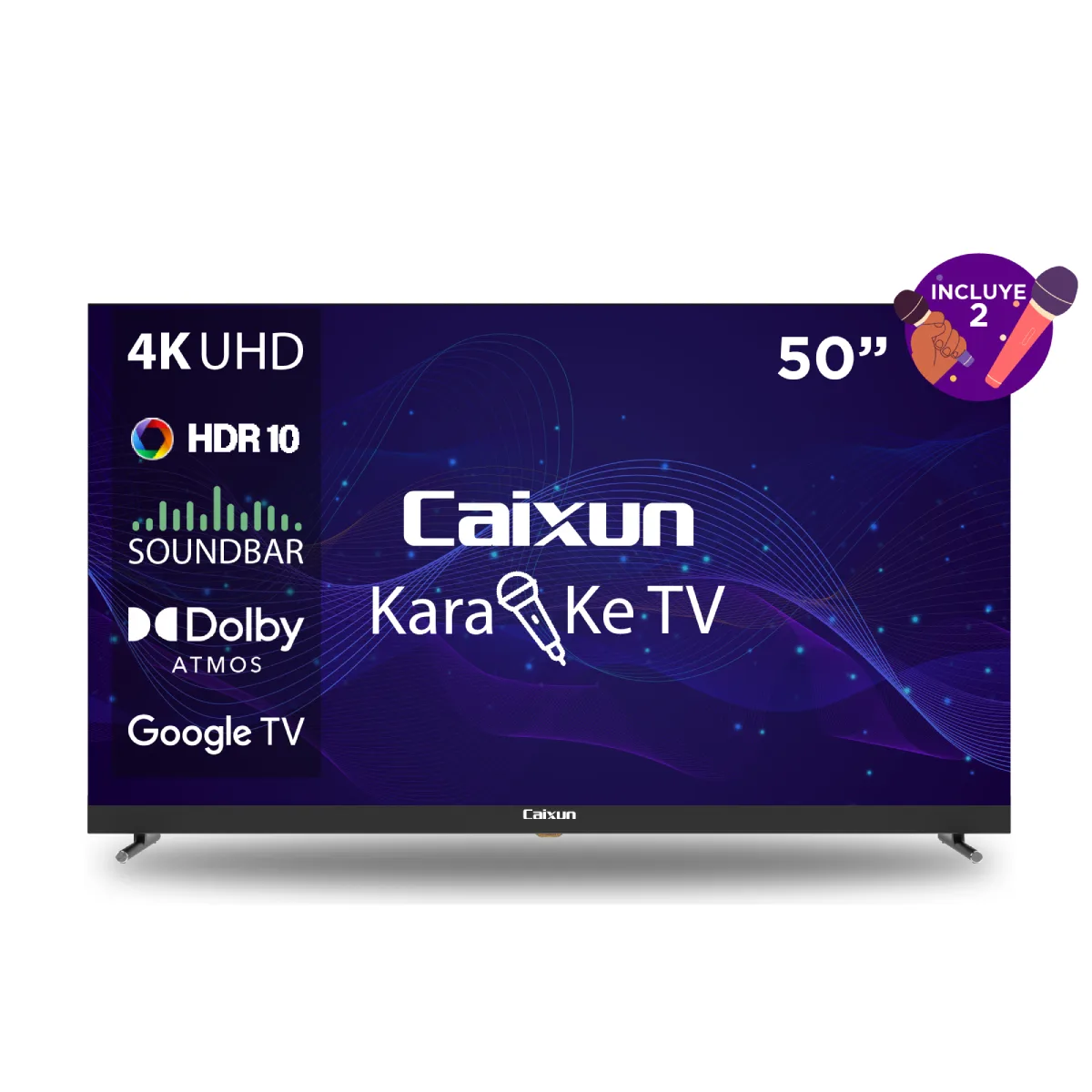 Smart TV 50” UHD Karaoke Google TV