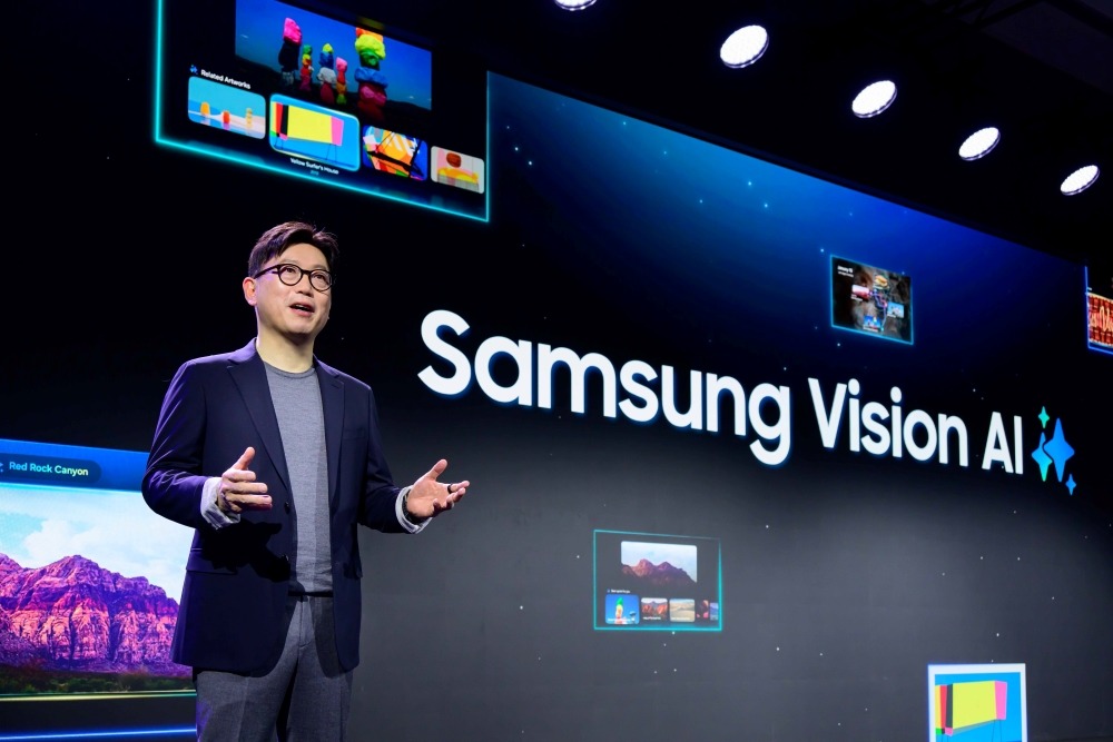 Samsung presenta Vision AI en CES 2025, llevando funciones de IA similares a las de los smartphones a los televisores inteligentes