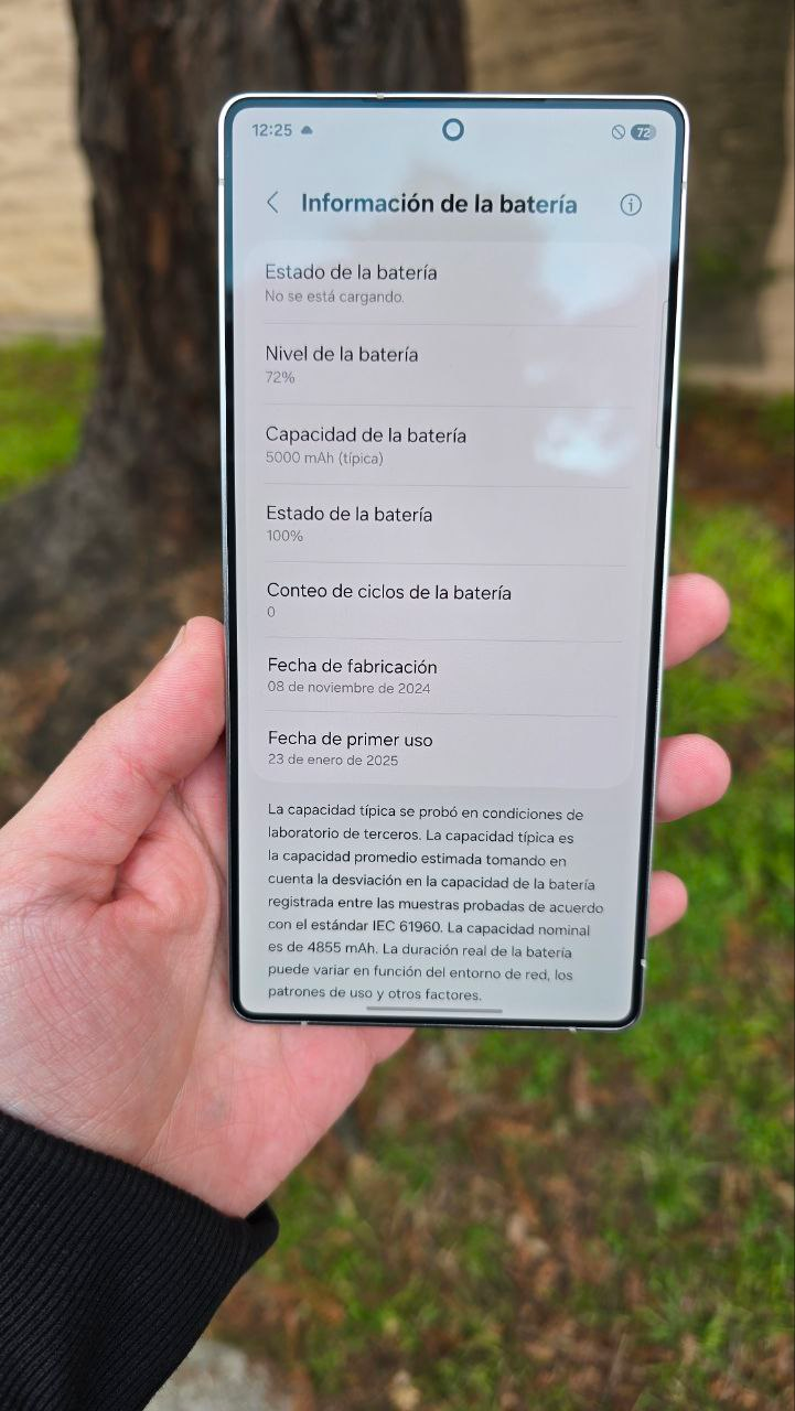 Galaxy S25 batería