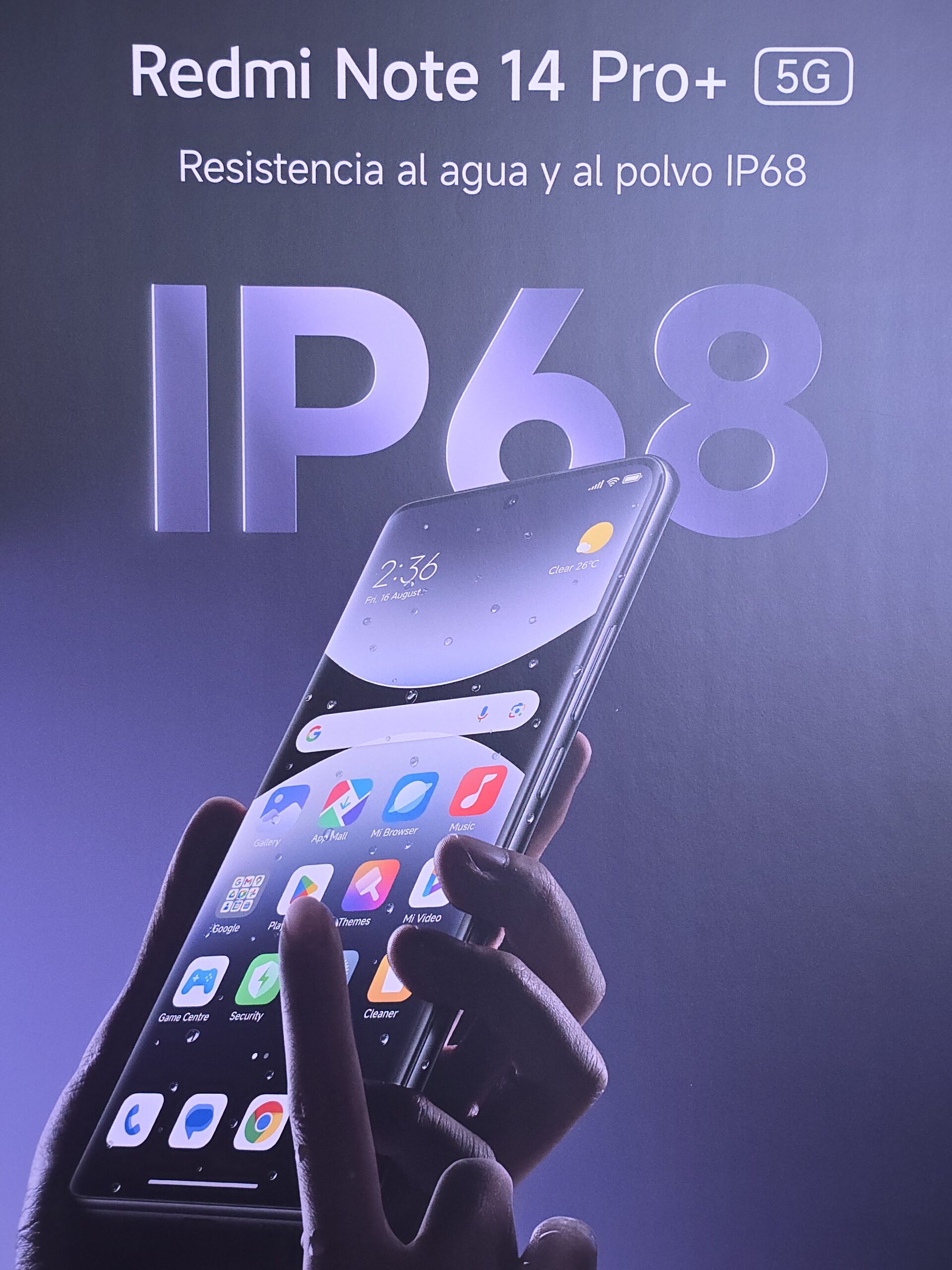 Resistencia IP68 Serie Redmi Note