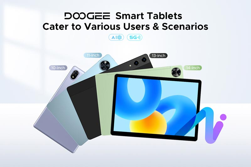 Tablets DOOGEE serie TAB E3 Pro y E3 Max