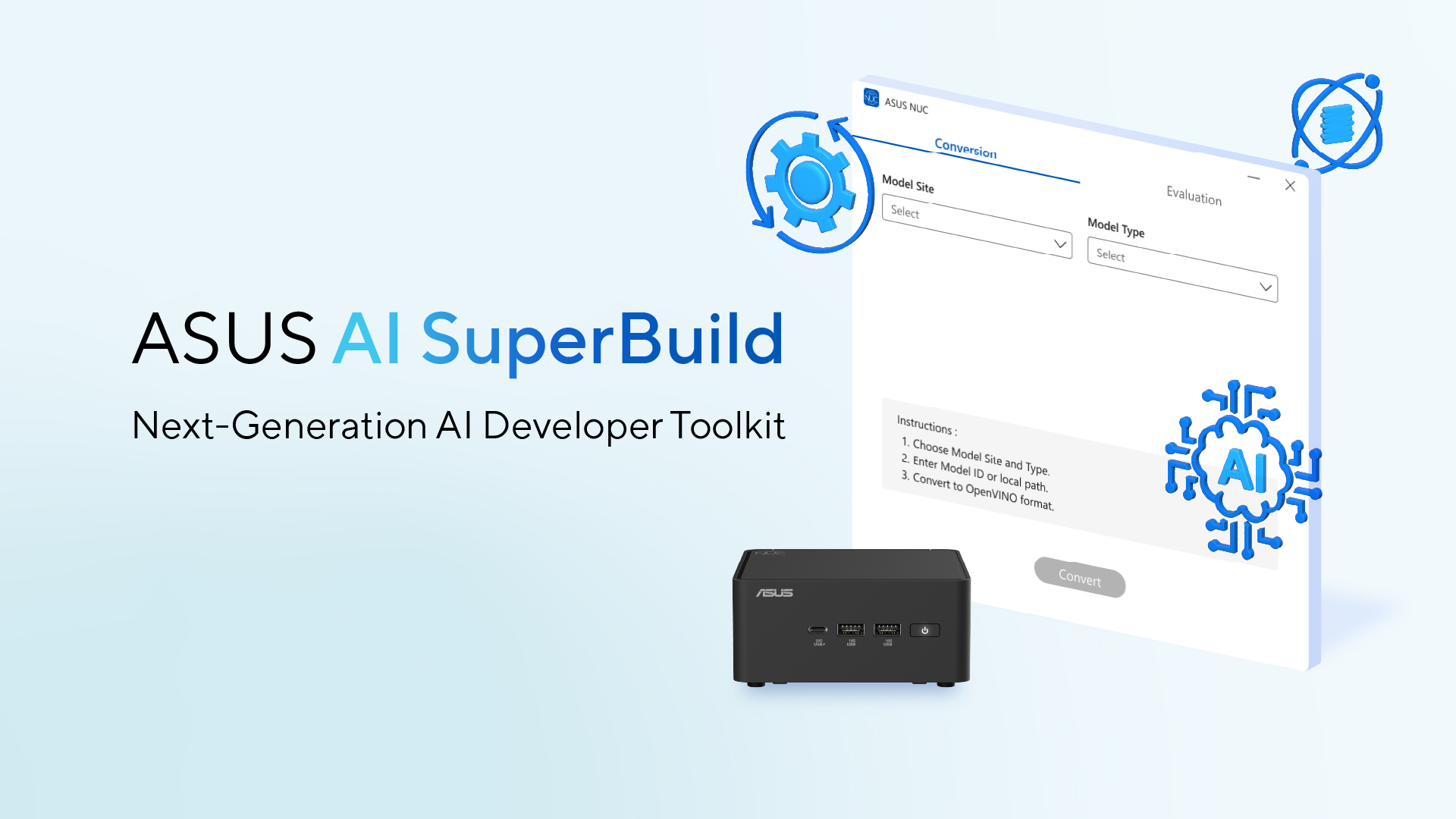 ASUS e Intel AI SuperBuild