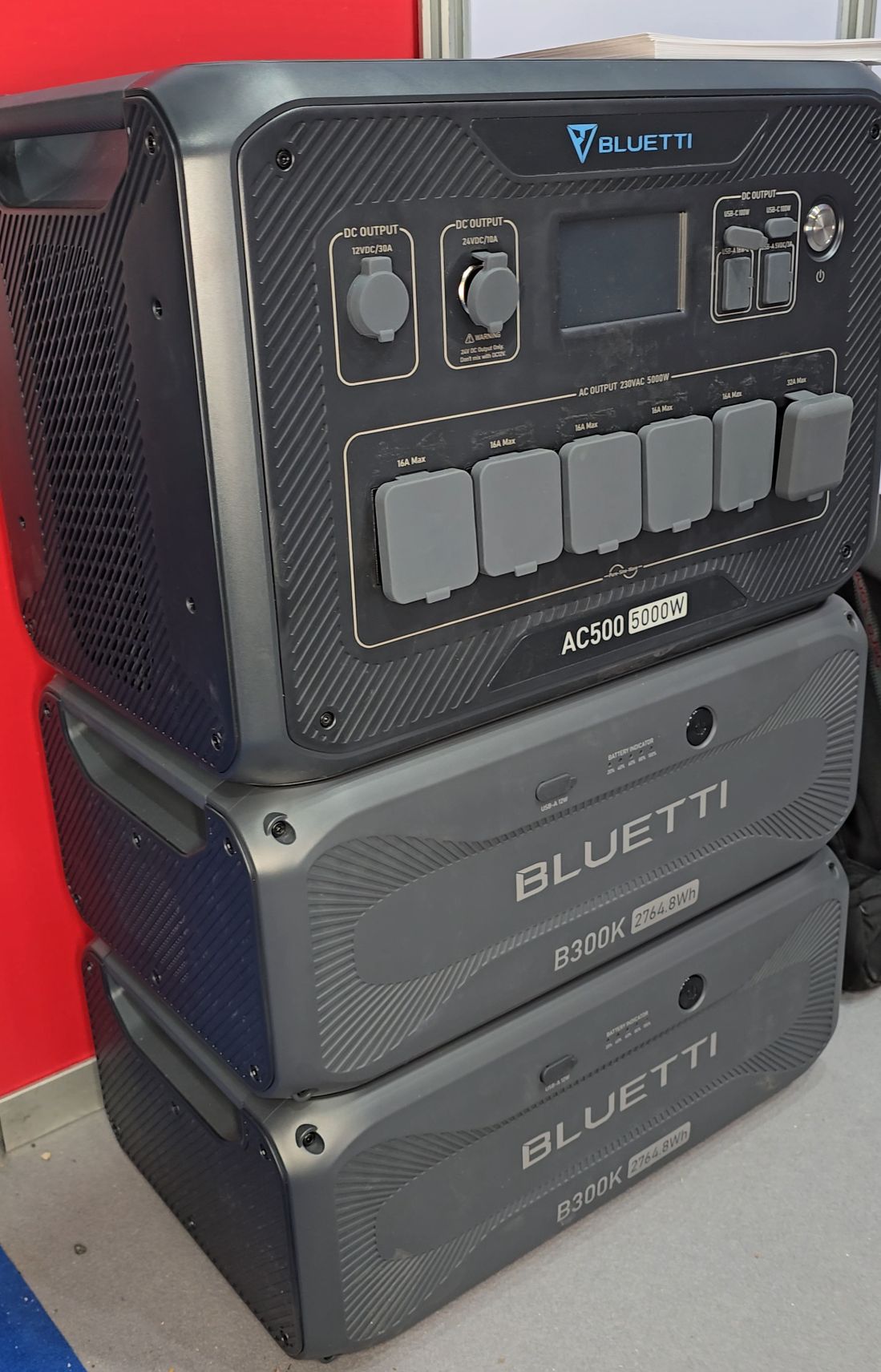 Conjunto BLUETTI AC500 + 2 baterías B300K