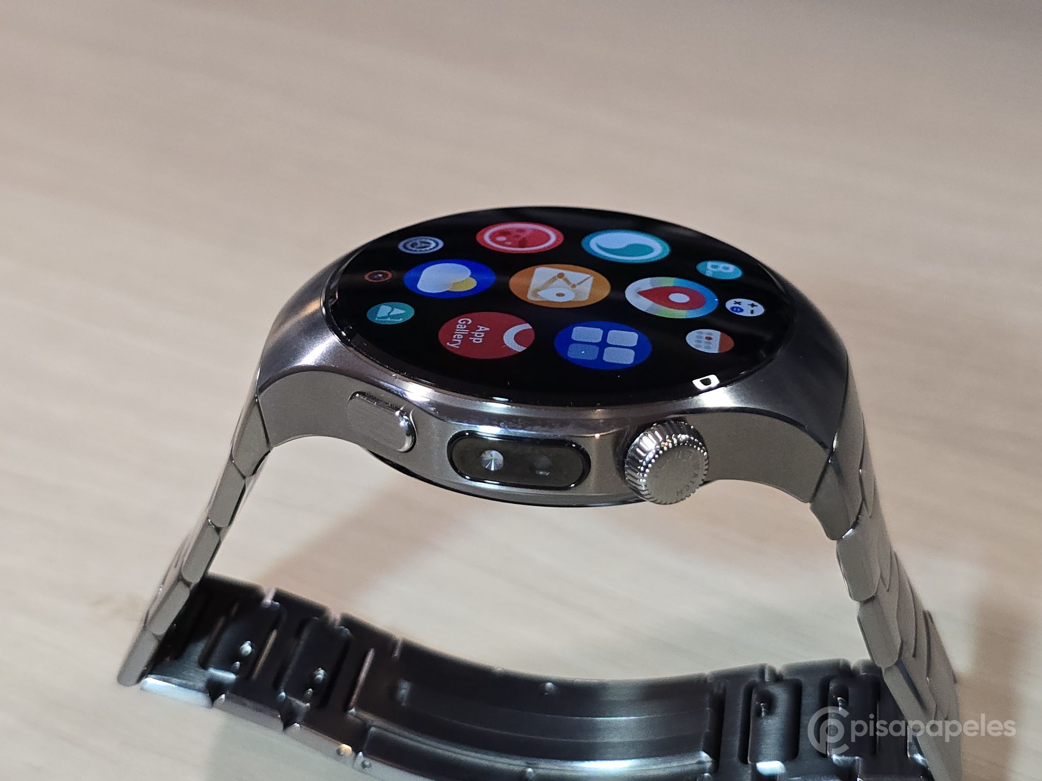 Construcción de titanio del Huawei Watch 5 