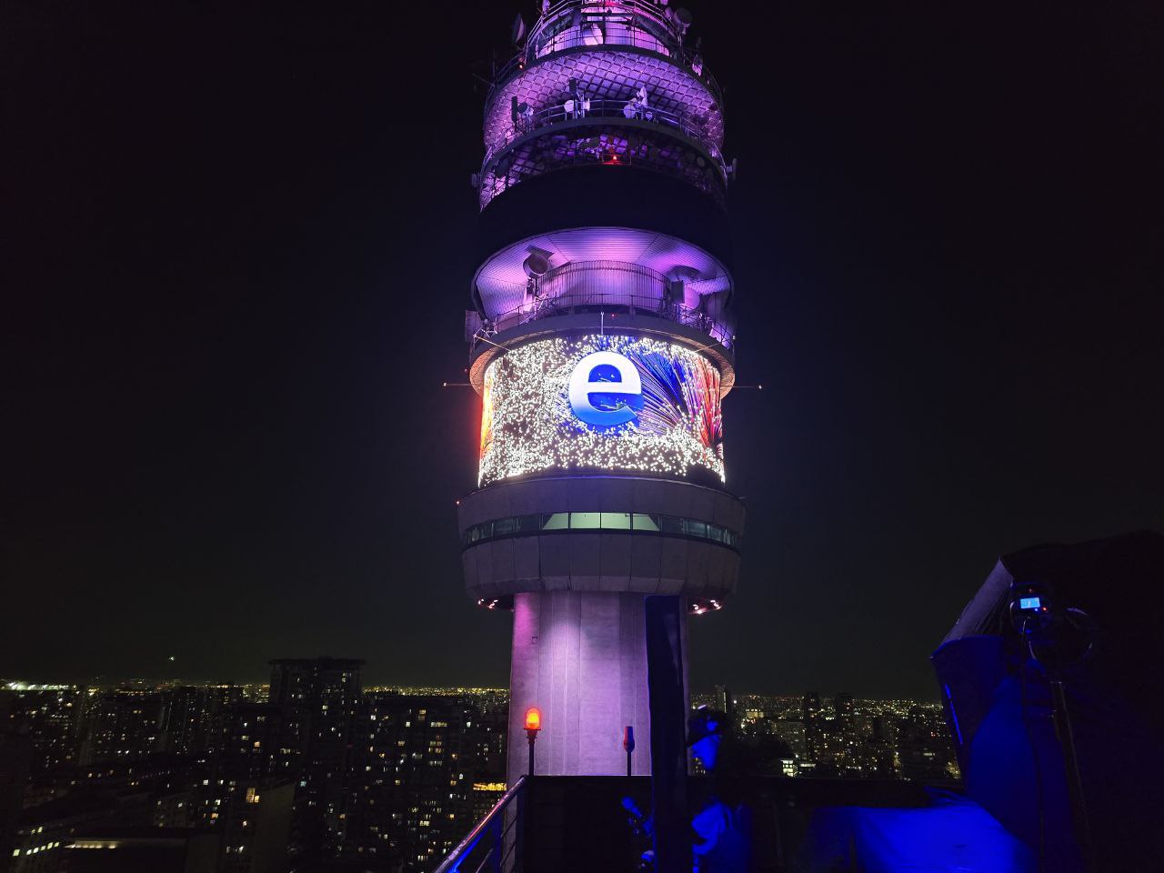 Torre Entel - Noche - 50 Años