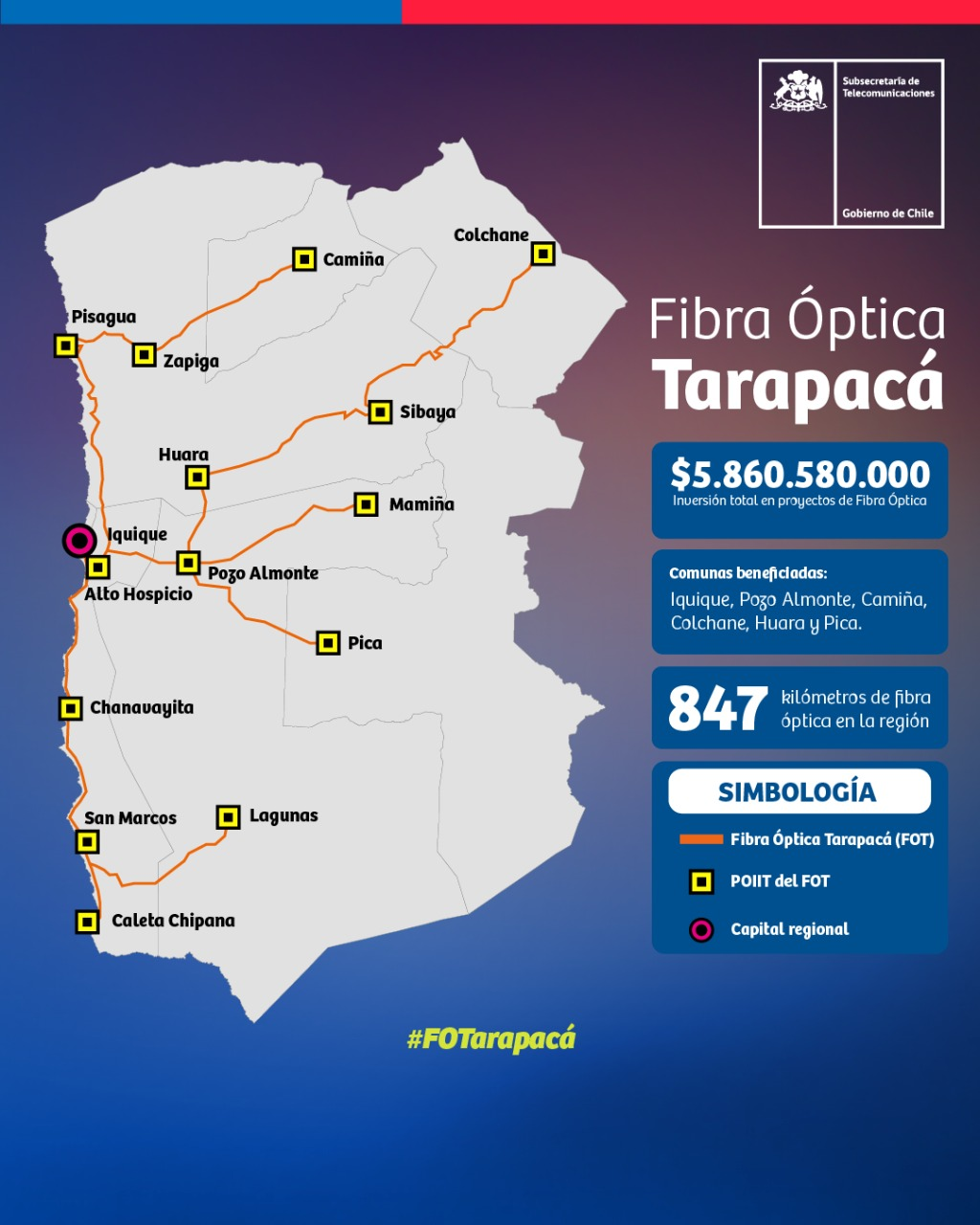 Así era el mapa del FOT durante la licitación en 2019