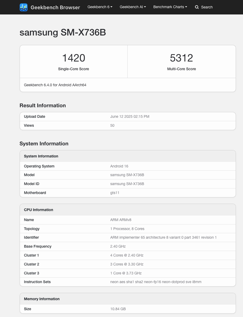 Galaxy Tab S11