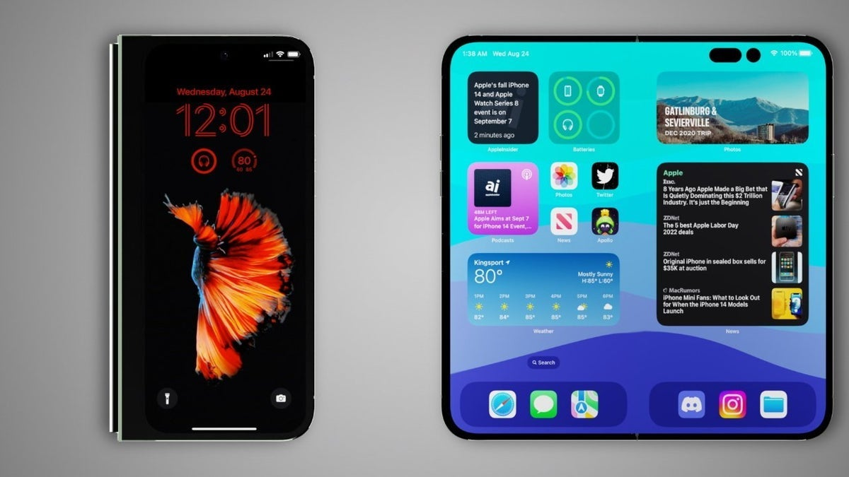 iPhone plegable