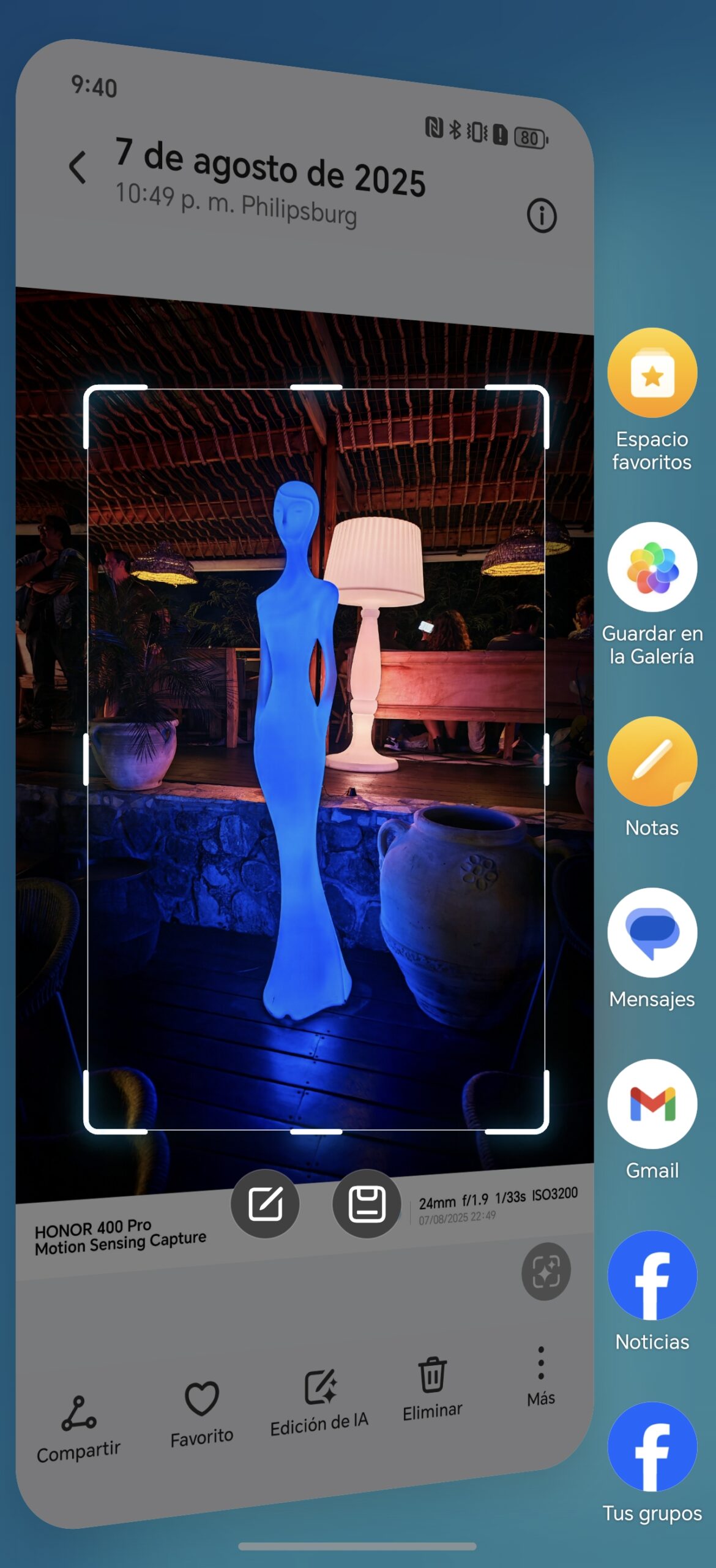 Captura pantalla Magic Portal HONOR 400 Pro foto 1