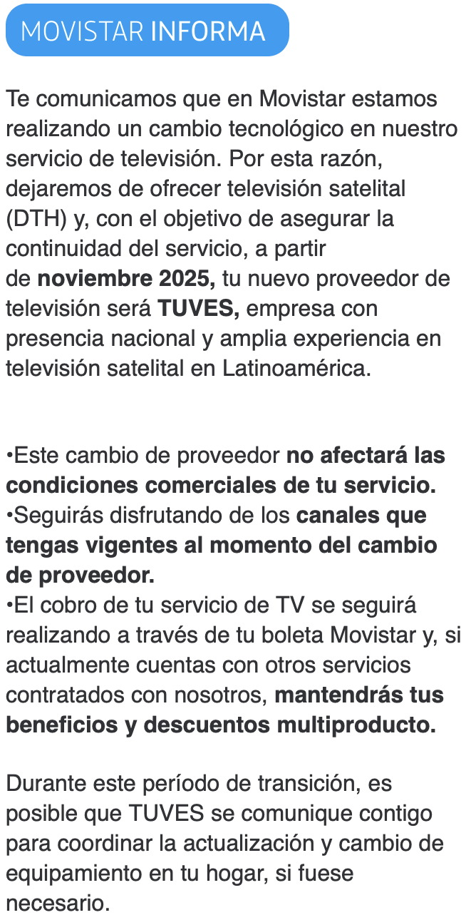 Movistar TV DTH