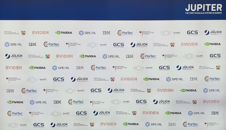 Firmas que colaboraron en el desarrollo del Supercomputadro Jupiter |